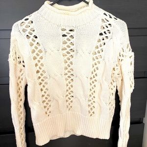 {Express} Medium White Sweater
